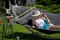 Hängemattenset Lola ROYAL DELUXE Mit Luxus Stabhängematte American NOIRE 41 Hängemattenset Lola ROYAL DELUXE Mit Luxus Stabhängematte American NOIRE -Gartenmöbel Store garten deals american noire 47030 20 1