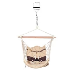 Lola Babyhängematte Bella Chica Cappuccino Mit Door Clamp Und Liana Verlängerungskette