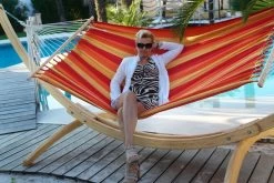 Lola Stab Hängematte XXL Beauty Red JUMBO -Gartenmöbel Store garten deals beauty red stabhaenge matte xxl 1