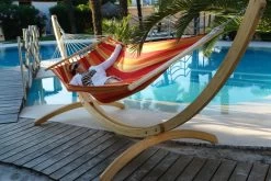 Lola Stab Hängematte XXL Beauty Red JUMBO -Gartenmöbel Store garten deals beauty red stabhaenge matte xxl 6