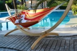 Lola Stab Hängematte XXL Beauty Red JUMBO -Gartenmöbel Store garten deals beauty red stabhaenge matte xxl 7