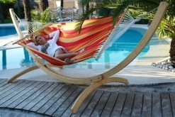 Lola Stab Hängematte XXL Beauty Red JUMBO -Gartenmöbel Store garten deals beauty red stabhaenge matte xxl 8