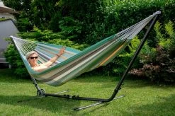 Familien-Hängematte California Green Baumwolle 31 Familien-Hängematte California Green Baumwolle -Gartenmöbel Store garten deals california green tuch 47092 11