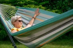 Familien-Hängematte California Green Baumwolle 33 Familien-Hängematte California Green Baumwolle -Gartenmöbel Store garten deals california green tuch 47092 13