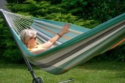 Familien-Hängematte California Green Baumwolle 28 Familien-Hängematte California Green Baumwolle -Gartenmöbel Store garten deals california green tuch 47092 8