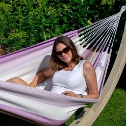 Einzel-Hängematte Cancun Lila Baumwolle 22 Einzel-Hängematte Cancun Lila Baumwolle -Gartenmöbel Store garten deals cancun lila tuch 47122 1