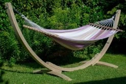 Einzel-Stabhängematte Cancun Lila Baumwolle -Gartenmöbel Store garten deals cancun stabhaengematte 47146 9