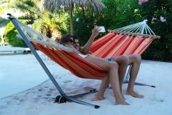 Einzel-Stabhängematte Charisma Outdoor -Gartenmöbel Store garten deals charisma mit stabnebenbild3