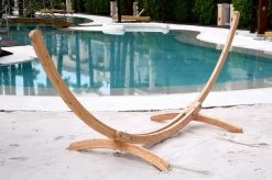 Hängematten-Set Ares Arc Lärche Naturbelassen Mit Stabhängematte XL Jamaica Cappuccino 12 Hängematten-Set Ares Arc Lärche Naturbelassen Mit Stabhängematte XL Jamaica Cappuccino -Gartenmöbel Store garten deals haengematten set ares arc larche mit stabhaengematte xl jamaica cappuccino 44941 4