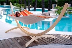 Hängematten-Set Mit Luxus-Stabhängematte KARIBIK RED Gefüttert Und Wetterfest 22 Hängematten-Set Mit Luxus-Stabhängematte KARIBIK RED Gefüttert Und Wetterfest -Gartenmöbel Store garten deals haengematten set rio grande holzgestell mit hammock lifestyle karibik red 4424401 6 1