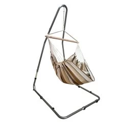 Amazonas Gestell Luna RockStone Und Brasil Sofa Cappuccino Hängesesselset