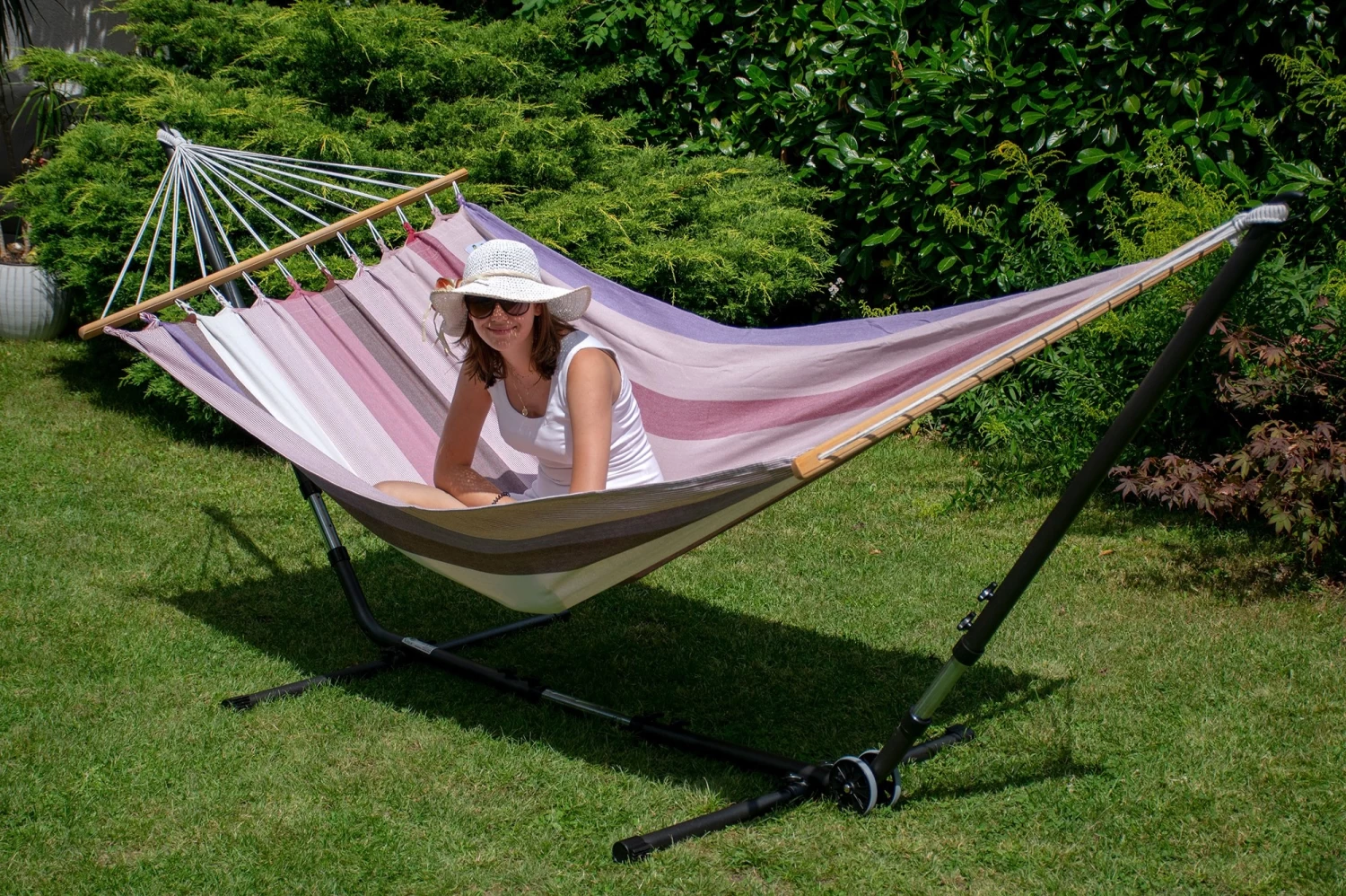 Doppel-Stabhängematte Havanna Fuego Baumwolle 21 Doppel-Stabhängematte Havanna Fuego Baumwolle – Bild 19