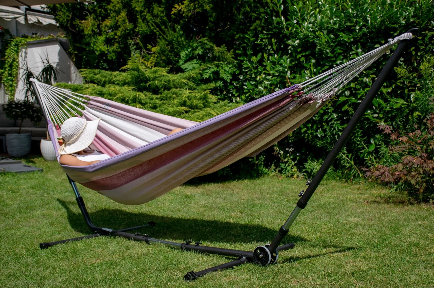 Doppel-Hängematte Havanna Fuego Baumwolle 6 Doppel-Hängematte Havanna Fuego Baumwolle – Bild 4