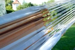 Familien-Hängematte California Orange Baumwolle -Gartenmöbel Store garten deals jobek haengemattengestell anthrazit lola haengematte xxxl californija cappuccino 28556 15