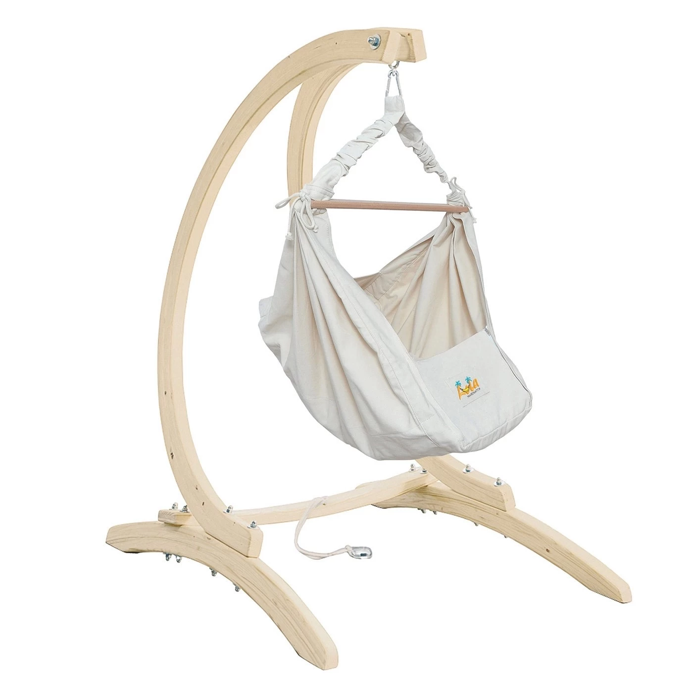 Lola BABY-SET Mit Babyhängematte YoYo Natur Und Thermomatratze ÖKO-TEX Und Holzgestell CARRELLO 3 Lola BABY-SET Mit Babyhängematte YoYo Natur Und Thermomatratze ÖKO-TEX Und Holzgestell CARRELLO