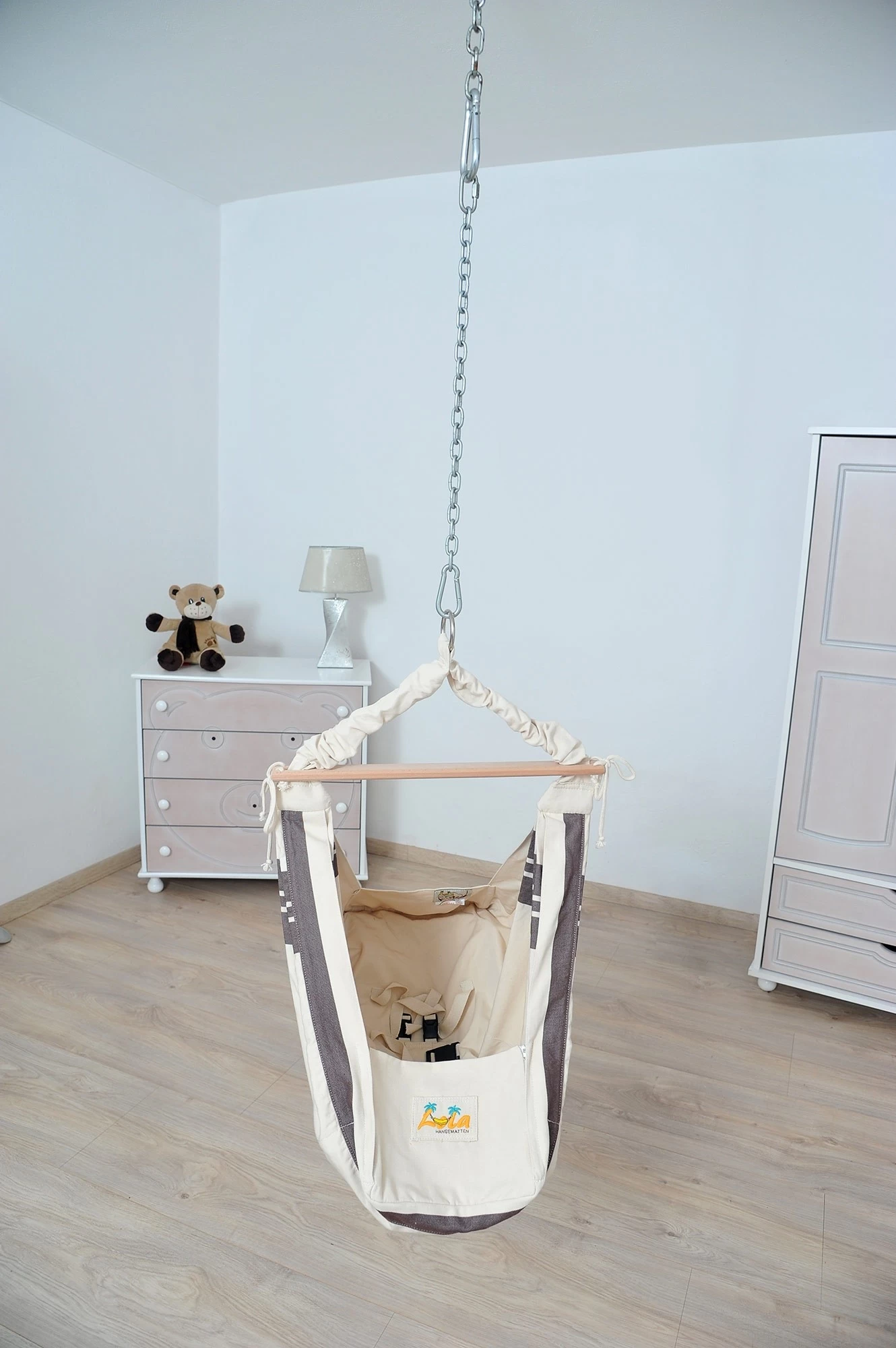 Lola Babyhängematte Babywiege YoYo Cappuccino Set Mit Thermomatratze ÖKO TEX 10 Lola Babyhängematte Babywiege YoYo Cappuccino Set Mit Thermomatratze ÖKO TEX – Bild 8