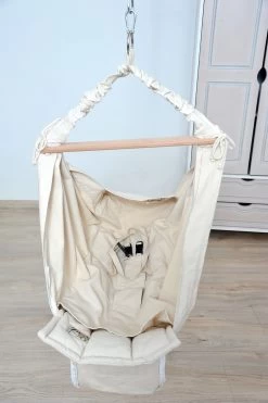 Lola Babyhängematte Babywiege YoYo Natur Set Mit Thermomatratze ÖKO TEX -Gartenmöbel Store garten deals lola babyhaengematte yoyo natur 800008