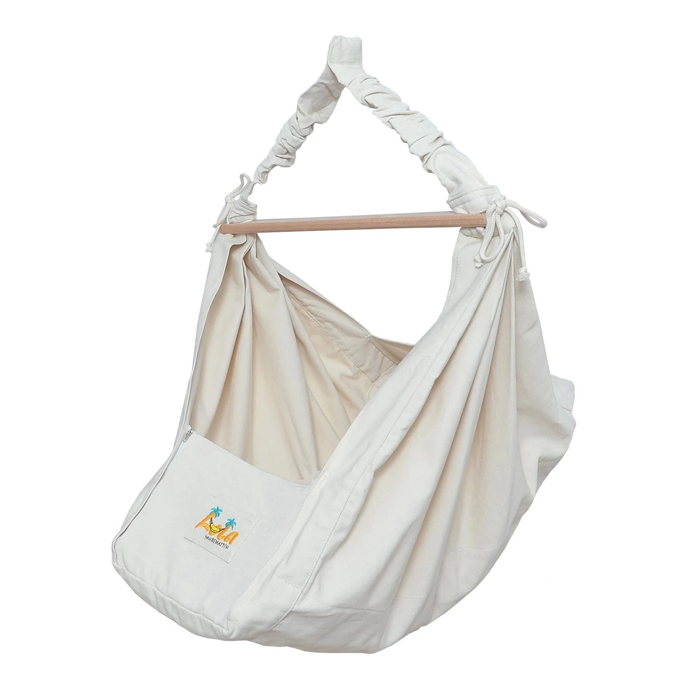 Lola BABY-SET Mit Babyhängematte YoYo Natur Und Thermomatratze ÖKO-TEX Und Holzgestell HIPPO 4 Lola BABY-SET Mit Babyhängematte YoYo Natur Und Thermomatratze ÖKO-TEX Und Holzgestell HIPPO – Bild 2