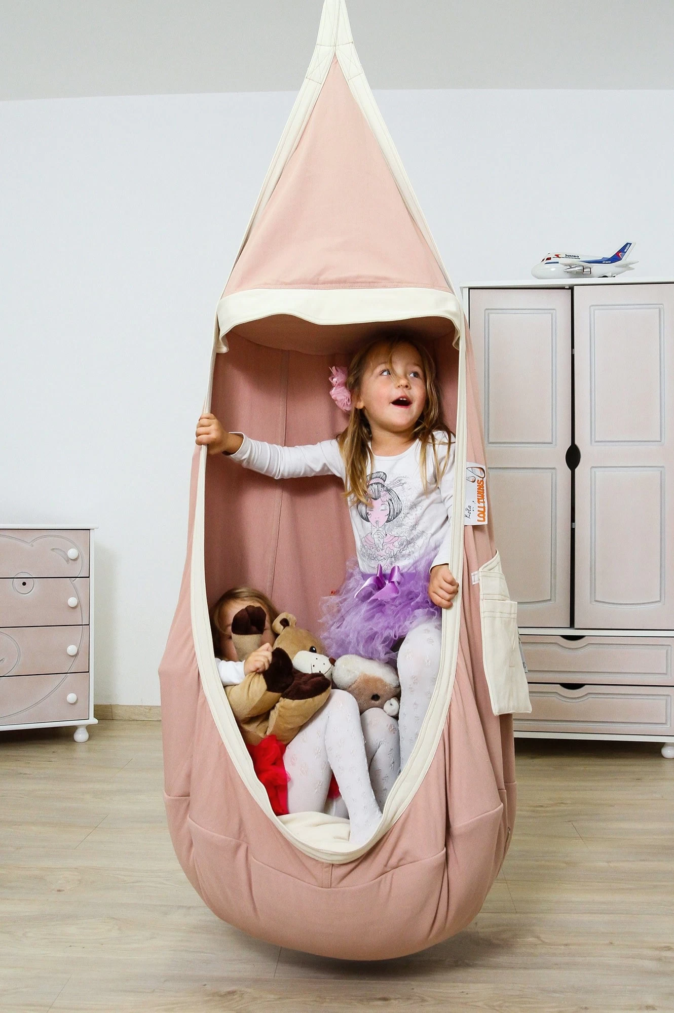 Lola Hängehöhle Double LOLI TWINS Piggy Inkl.Drehwirbel 15 Lola Hängehöhle Double LOLI TWINS Piggy Inkl.Drehwirbel – Bild 13