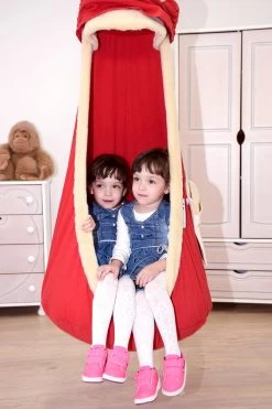 Lola Hängehöhle Loli Hopp Premium Nikolaus Mit Wolle ÖKO TEX -Gartenmöbel Store garten deals lola haengehohle loli hopp premium nikolaus mit wolle 97579 14