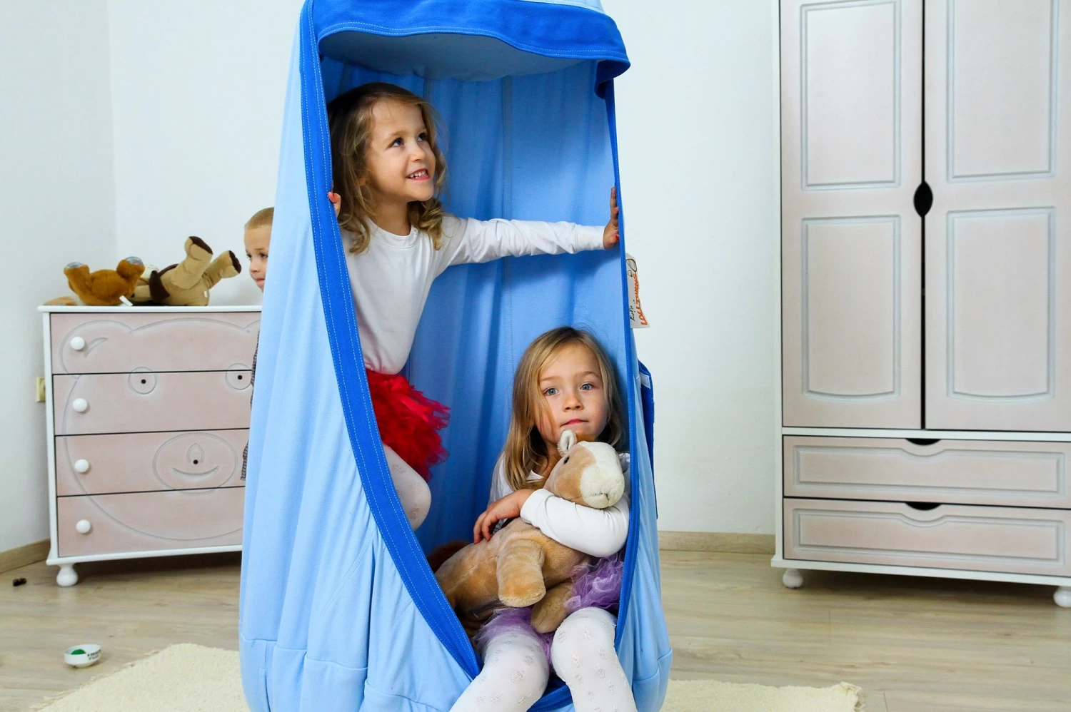 Lola Hängehöhle Double LOLI TWINS Blau Inkl. Drehwirbel 20 Lola Hängehöhle Double LOLI TWINS Blau Inkl. Drehwirbel – Bild 18