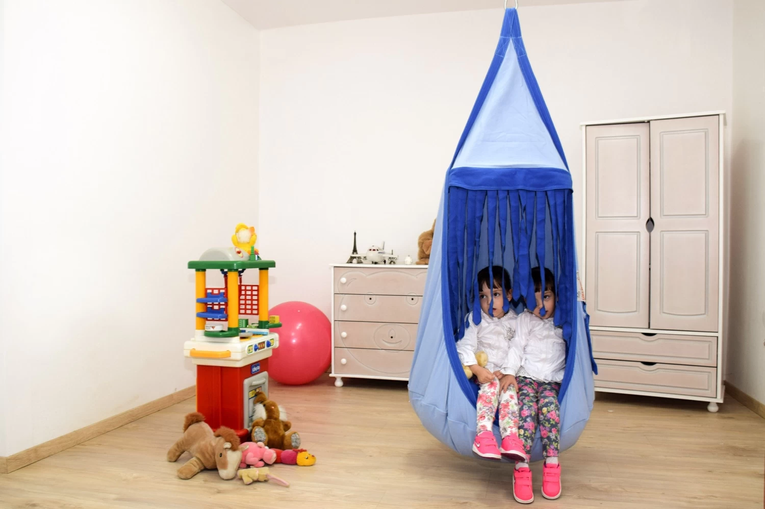 Lola Hängehöhle Double LOLI TWINS Blau Inkl. Drehwirbel 22 Lola Hängehöhle Double LOLI TWINS Blau Inkl. Drehwirbel – Bild 20