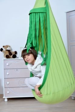 Lola Hängehöhle LOLI-HOPP KIDS ALLWeather Grün OUTDOOR -Gartenmöbel Store garten deals lola hangehohle loli hopp kids allweather grun outdor 780003 4 1