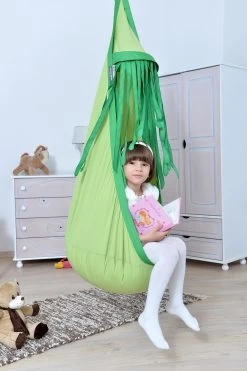 Lola Hängehöhle LOLI-HOPP KIDS ALLWeather Grün OUTDOOR -Gartenmöbel Store garten deals lola hangehohle loli hopp kids allweather grun outdor 780003 5 1