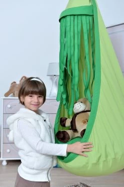 Lola Hängehöhle LOLI-HOPP KIDS ALLWeather Grün OUTDOOR -Gartenmöbel Store garten deals lola hangehohle loli hopp kids allweather grun outdor 780003 6 1