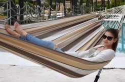 Doppel-Hängematte Jamaica Cappuccino Baumwolle 15 Doppel-Hängematte Jamaica Cappuccino Baumwolle -Gartenmöbel Store garten deals lola hangematte xl jamaica cappuccino 102021 6