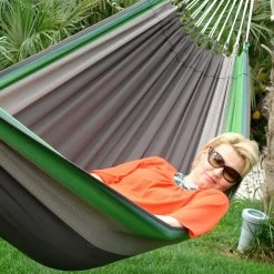 Doppel-Hängematte XL Santiago Chameleon Baumwolle -Gartenmöbel Store garten deals lola hangematte xl santiego chameleon 96756 1a 1