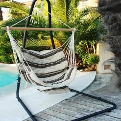 Lola Luxus Hängesessel Hawaii Sofa Cappuccino Royal DeLuxe