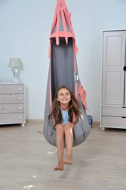 Lola Hängehöhle Loli Hopp Kids Rosegold ÖKO TEX -Gartenmöbel Store garten deals lola loli hopp rosegold 47306 12