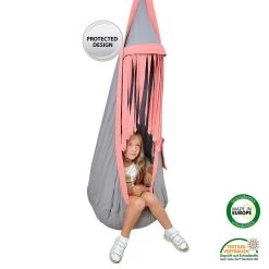 Lola Hängehöhle Loli Hopp Kids Rosegold ÖKO TEX -Gartenmöbel Store garten deals lola loli hopp rosegold 47306 1a