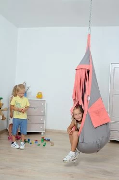 Lola Hängehöhle Loli Hopp Kids Rosegold ÖKO TEX -Gartenmöbel Store garten deals lola loli hopp rosegold 47306 7