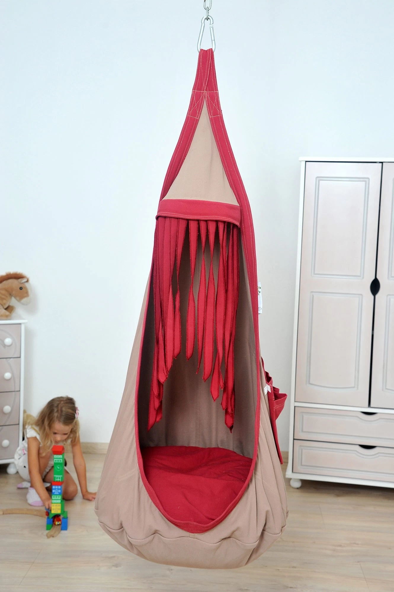 Lola Hängehöhle Loli Hopp Kids Rubin ÖKO TEX 18 Lola Hängehöhle Loli Hopp Kids Rubin ÖKO TEX – Bild 16