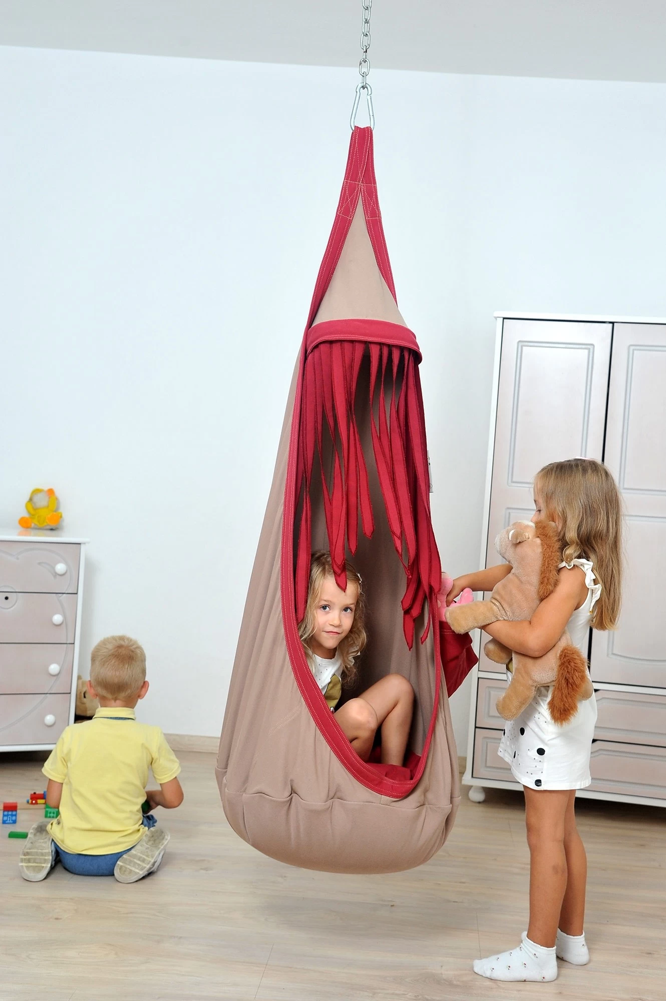 Lola Hängehöhle Loli Hopp Kids Rubin ÖKO TEX 12 Lola Hängehöhle Loli Hopp Kids Rubin ÖKO TEX – Bild 10