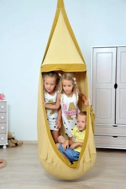 Lola Hängehöhle Double Loli Twins GOLD Inkl. Drehwirbel -Gartenmöbel Store garten deals lola loli twins gold 47320 10
