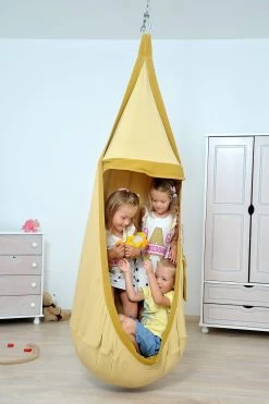 Lola Hängehöhle Double Loli Twins GOLD Inkl. Drehwirbel -Gartenmöbel Store garten deals lola loli twins gold 47320 12