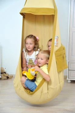 Lola Hängehöhle Double Loli Twins GOLD Inkl. Drehwirbel -Gartenmöbel Store garten deals lola loli twins gold 47320 13