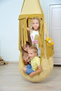 Lola Hängehöhle Double Loli Twins GOLD Inkl. Drehwirbel -Gartenmöbel Store garten deals lola loli twins gold 47320 14
