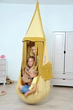 Lola Hängehöhle Double Loli Twins GOLD Inkl. Drehwirbel -Gartenmöbel Store garten deals lola loli twins gold 47320 15