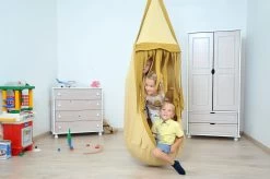 Lola Hängehöhle Double Loli Twins GOLD Inkl. Drehwirbel -Gartenmöbel Store garten deals lola loli twins gold 47320 17