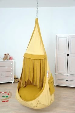 Lola Hängehöhle Double Loli Twins GOLD Inkl. Drehwirbel -Gartenmöbel Store garten deals lola loli twins gold 47320 4