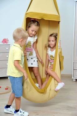 Lola Hängehöhle Double Loli Twins GOLD Inkl. Drehwirbel -Gartenmöbel Store garten deals lola loli twins gold 47320 8