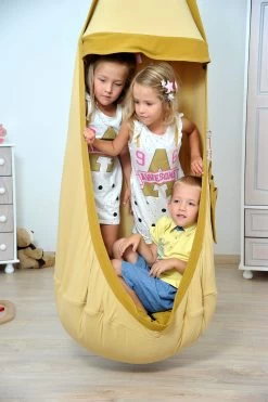 Lola Hängehöhle Double Loli Twins GOLD Inkl. Drehwirbel -Gartenmöbel Store garten deals lola loli twins gold 47320 9