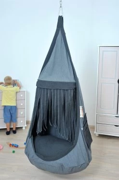 Lola Hängehöhle Double Loli Twins NOIRE Wetterfest Inkl. Drehwirbel 27 Lola Hängehöhle Double Loli Twins NOIRE Wetterfest Inkl. Drehwirbel -Gartenmöbel Store garten deals lola loli twins noire 47344 4