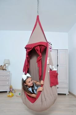 Lola Hängehöhle Double Loli Twins RUBIN Inkl. Drehwirbel -Gartenmöbel Store garten deals lola loli twins rubin 47368 11