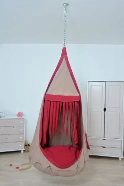 Lola Hängehöhle Double Loli Twins RUBIN Inkl. Drehwirbel -Gartenmöbel Store garten deals lola loli twins rubin 47368 16