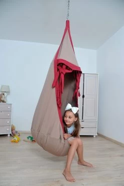 Lola Hängehöhle Double Loli Twins RUBIN Inkl. Drehwirbel -Gartenmöbel Store garten deals lola loli twins rubin 47368 5